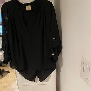 Blouse with longer back